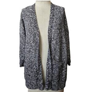 Blue Cotton Blend Cardigan Sweater Size XS